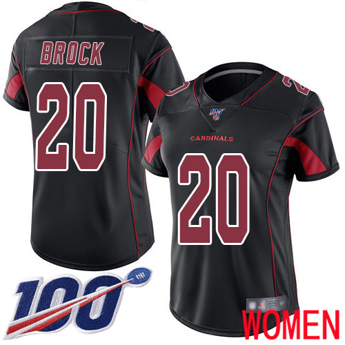 Arizona Cardinals Limited Black Women Tramaine Brock Jersey NFL Football #20 100th Season Rush Vapor Untouchable->youth nfl jersey->Youth Jersey